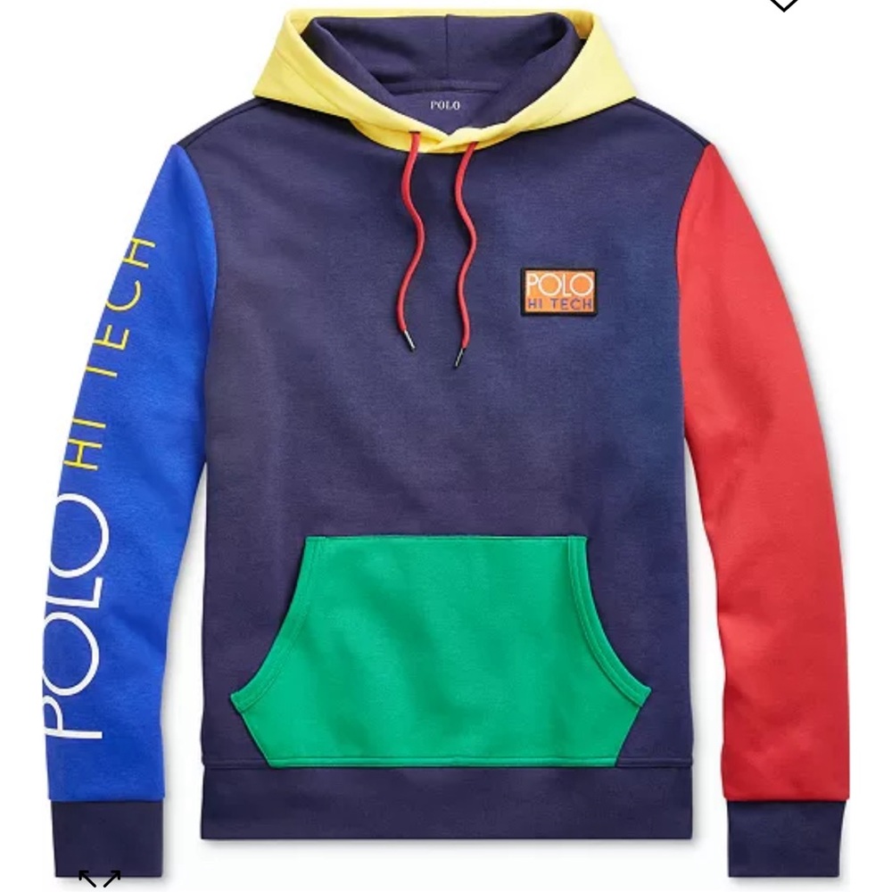POLO RALPH LAUREN
Men's Hi Tech Color-Blocked Hoodie